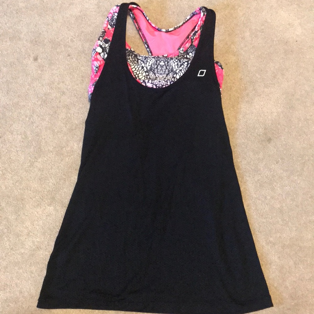 Lorna Jane sports bra w/ attached tank